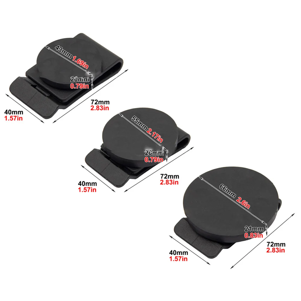 43/55/66mm Magnetische Saug Gürtel Clip Hardware Lagerung Tragbare Magnetische Saugnapf Verstellbare Gürtel Schnalle Saugnapf halter – Detail 3