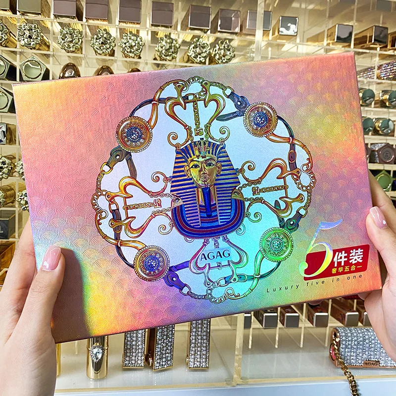 Queen's Scepter color makeup set Scepter Queen's mouth Red Lip Glaze air cushion BB Cream Eye Black Eyeliner Pen
