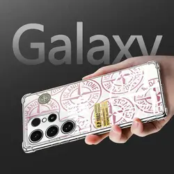 Luxury Shockproof Gold & Silver Glass Phone Case - Galaxy S23 Ultra (YIN10)