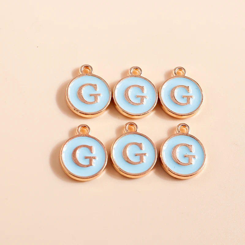 10 Stück, 4 Farben, niedliches Mini-Alphabet, 26 Buchstaben, Charms-Anhänger für DIY-Namen, Schmuck, Halskette, Armband, Ohrringe, Geburtstagsgeschenke – Detail 14