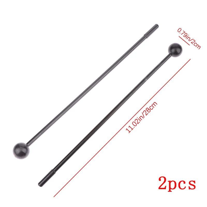 Percussion Drum Sticks Mallets 2Pcs Drumsticks Adults Kids Stick Mallet Plastic Instrument Children's Toys Accessories