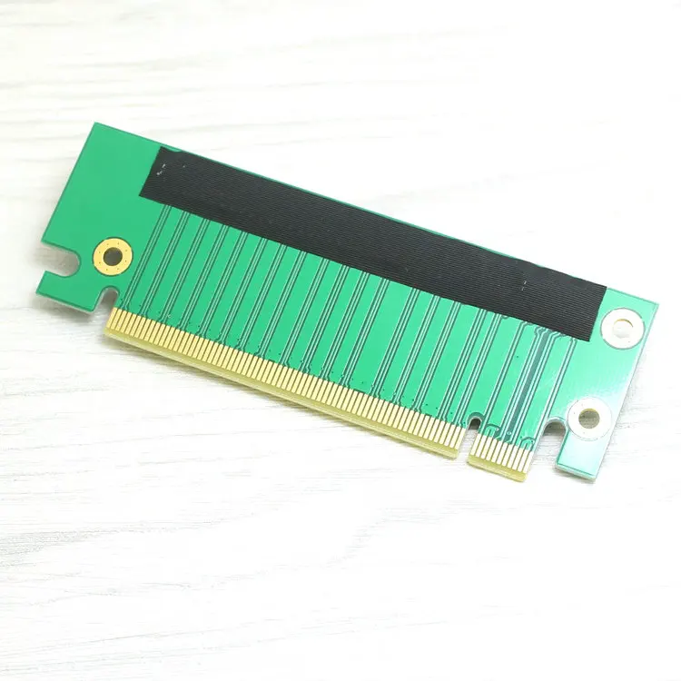 PCI-E PCI Express 16X 90 Degree Adapter Riser Card For 2U Computer Case Chassis PC Converter Expansion Card Components