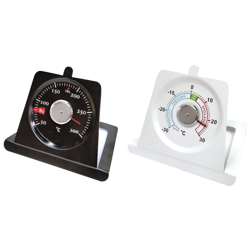 

Convenient Mini Thermometers Oven Refrigerator Thermometer for Home Kitchens Large Dial Freezer Oven Thermometers Dropship