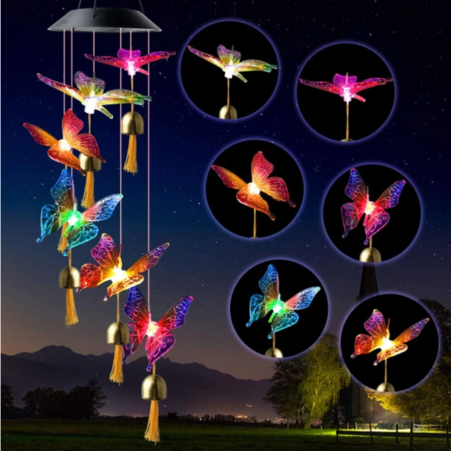 Solar Hummingbird Garden Lights  Solar Light Garden Butterfly - Led Color  Changing - Aliexpress