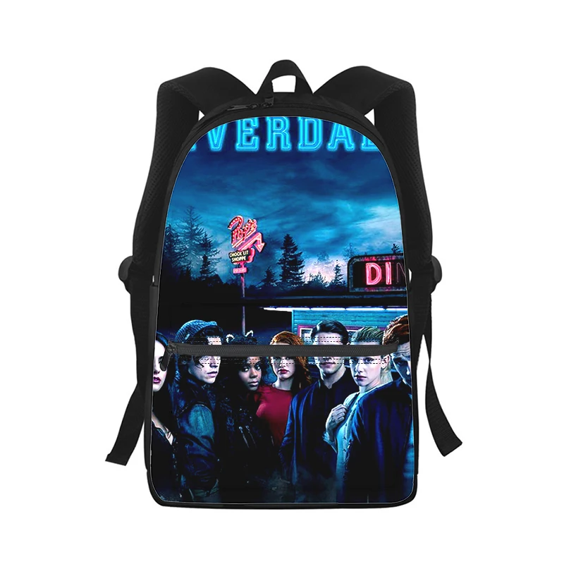 Рюкзак с 3D-принтом для мужчин и женщин TV Riverdale, модная школьная сумка для студентов, рюкзак для ноутбука, детская дорожная сумка через плечо