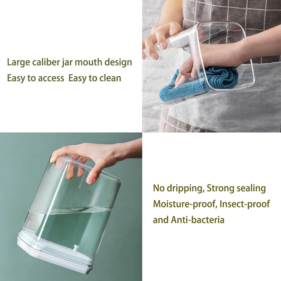 Food Storage Container Household Sealed Moisture-proof Rice Barrel Shading Fruit Fresh-keeping Box Kitchen Supplies 5