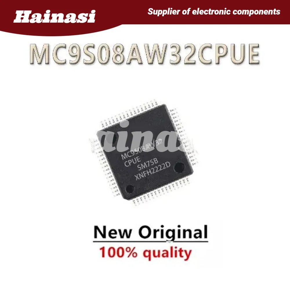 

100% quality MC9S08AW32CPUE MC9S08AW32 MC9S08AW MC9S08 MC9S IC MCU Chip LQFP-64
