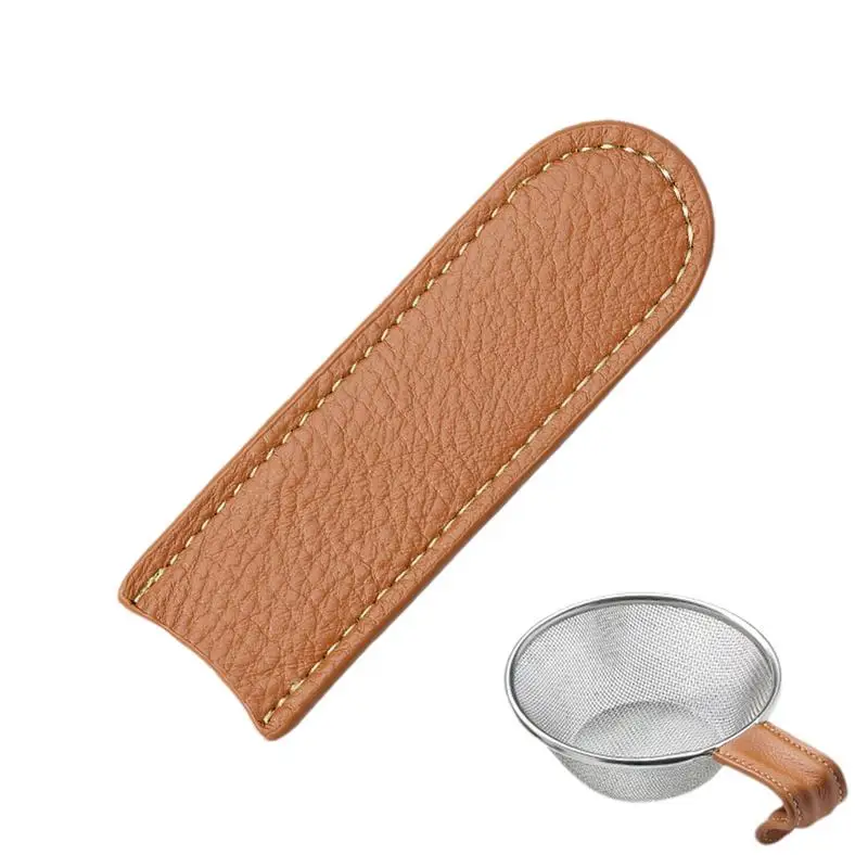 

Pot Handle Covers Leather Hot Handle Cover For Cast Iron Handle Cast Iron Skillet Handle Covers Metal Skillet Grips Hot Pan