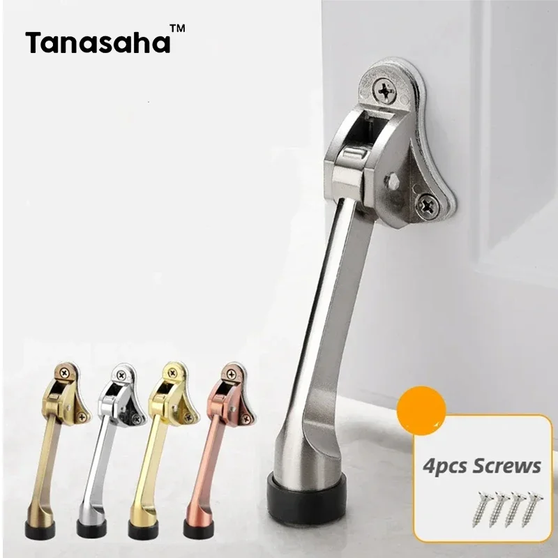 Door Stopper Anti-theft Kick Down Home Holder Rubber Buffer Mounted For Home Tools Accessories door stopper silicone door stopper door stopper bumpers silicone rubber bumpers
