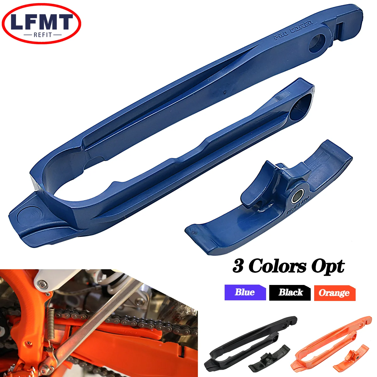 

Motorcycle Chain Slider Guard Swingarm Guide For KTM EXC EXC-F SX SX-F XC XCW XCF-W 125-500 For Husqvarna FC FE FX FS TC TE TX