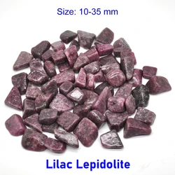 Wholesale Bulk Natural Tumbled Stones - Polished Oval Healing Crystals - 200g (Lilac Lepidolite-I)