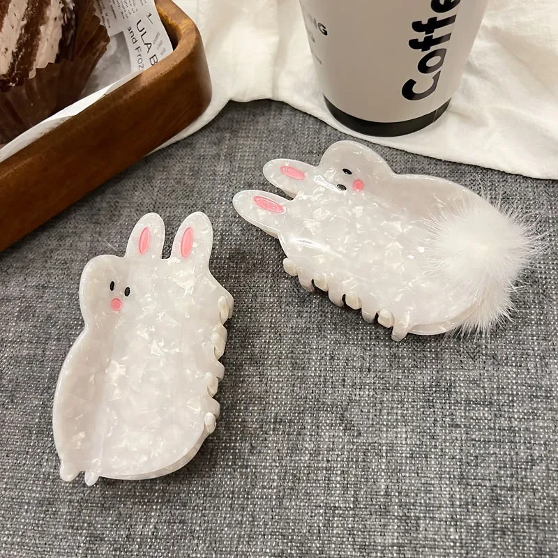 

Muweordy Rabbit Hair Claw Clip Cute Acetate Claw Clip Kawaii Hair Clips Animal Hair Clips For Girls Hair Accessories For Women