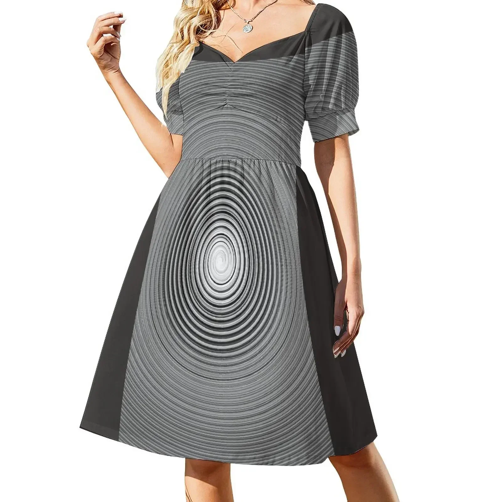 Vestido de manga corta LOVE Circles Ropa vestidos de manga larga vestidos de noche elegantes para mujer
