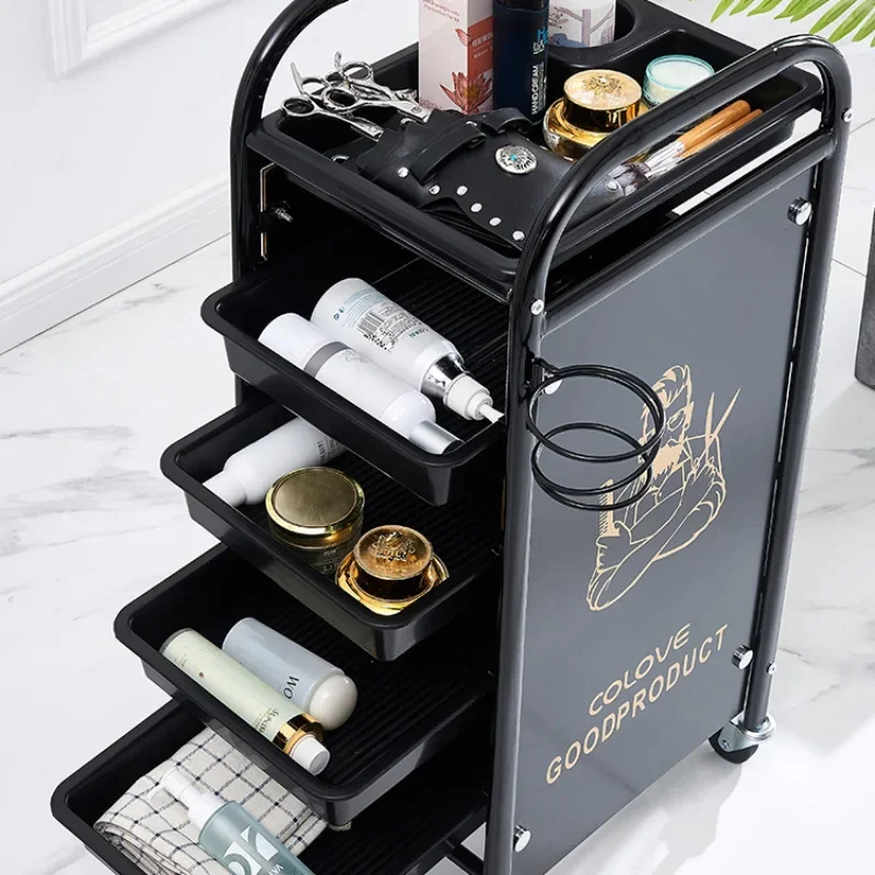 Trolley for Hairdresser Barberia Multi-purpose Organizer Professional Hairdressing Trolley To Transport Things Barber Furniture