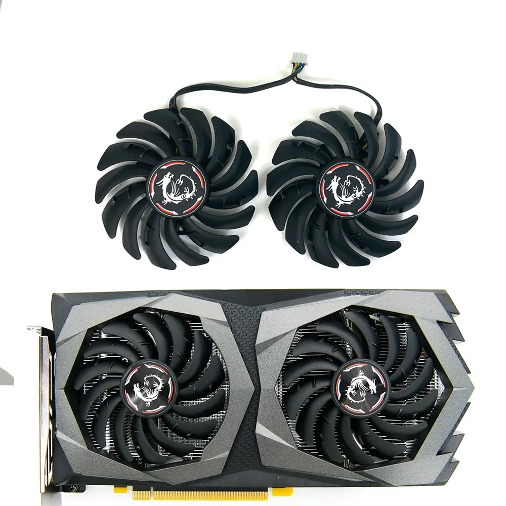 

NEW 87MM PLD09210S12HH GTX1650 GTX1660 GTX1660Ti GPU Cooling Fan For MSI GeForce GTX 1650 1660 Video Card Fan Replacement
