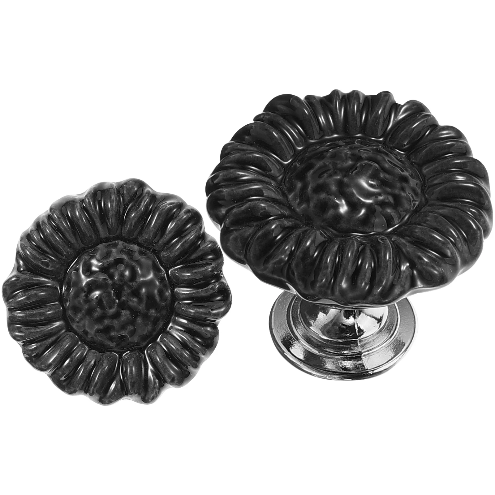 

2 Pcs Toilet Press Assistant Tool for Button Flower Helper Tops Handles Household Zinc Alloy