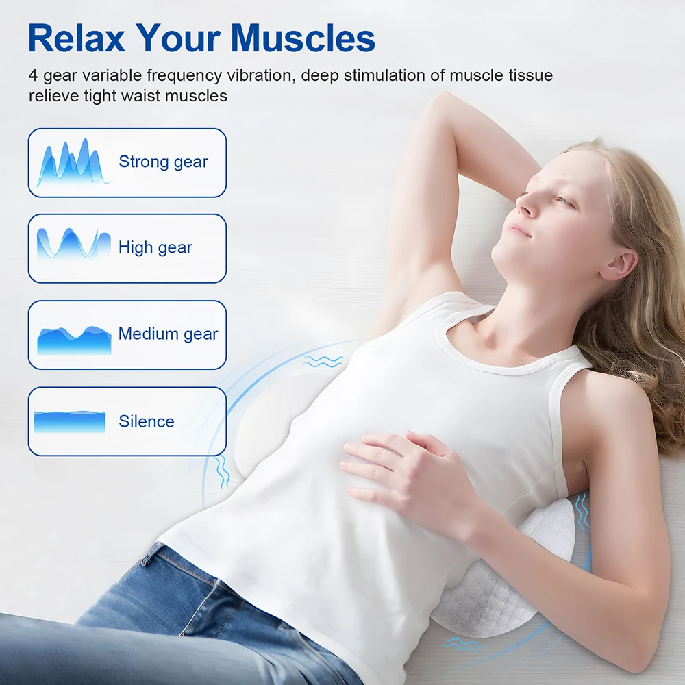 Lumbar Spine Support Pillow Sleeping Memory Foam Sleeping In Bed Waist Support Cushion Waist Support Back Sleepers