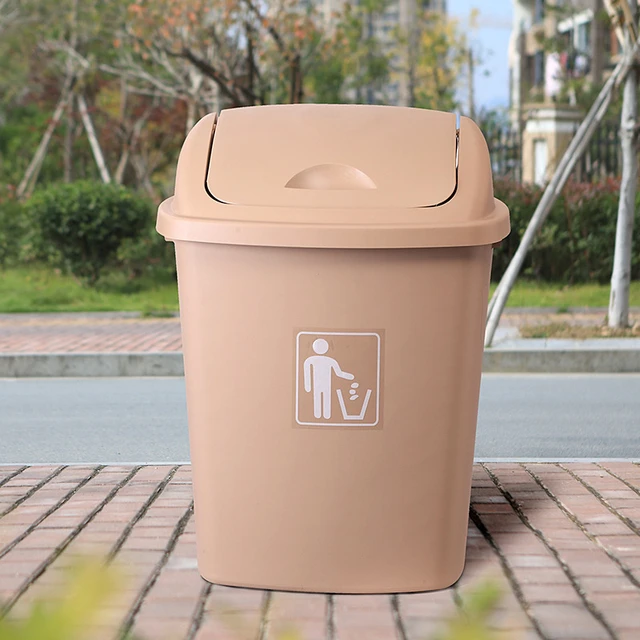 Commercial Large Trash Can With Cover Garbage Bin Environmental Protection  Rubbish Bin Economical And Practical Trash Bucket - Waste Bins - AliExpress