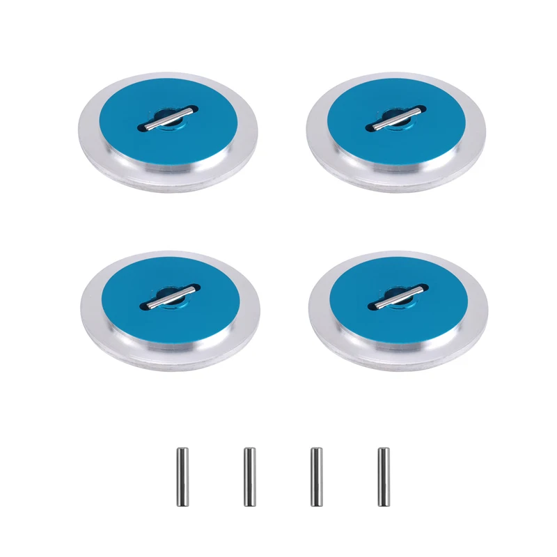 AED5-4PCS Aluminum Alloy Brake Disc Wheel Rim Box Metal Hex Adapter 12MM For RC 1/10 Car HSP Fly Fish Buggy Truck 94123 94122 D4