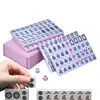 144pcs/set Mini Mahjong Game Set With Portable Box Mah Jongg Travel Family Leisure Time Desktop Toy 2
