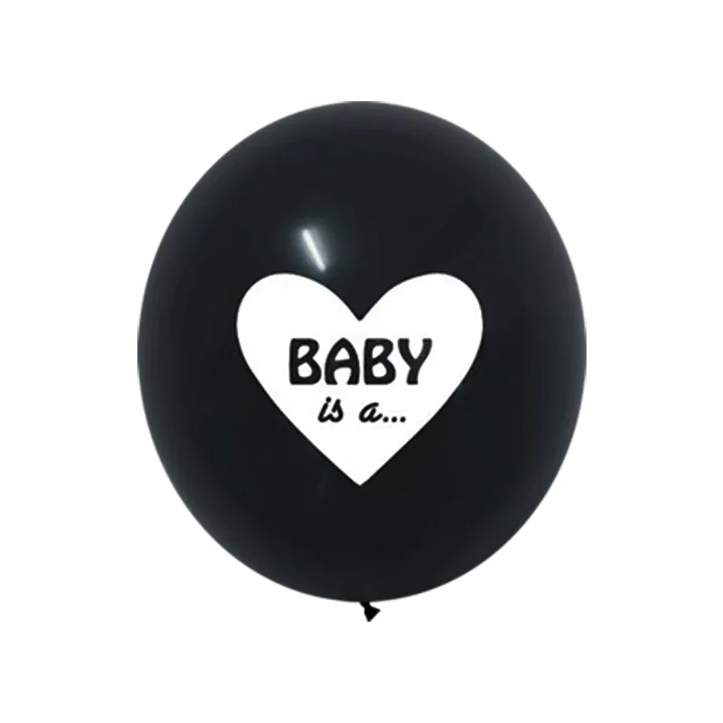 36-inch Black Gender Reveals Balloon Boy or Girl Boys and Girls Set Up Large Balloons