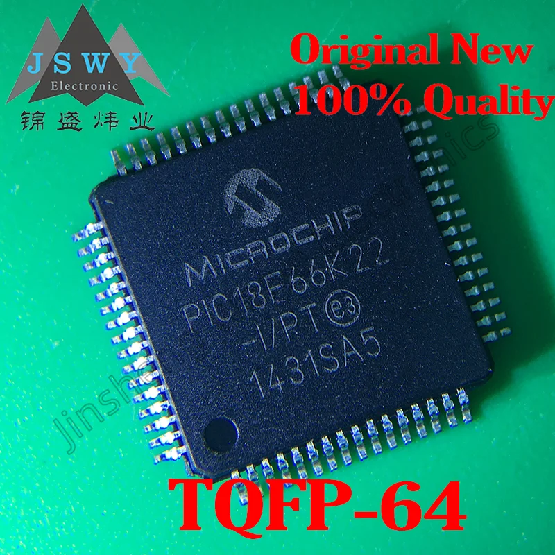 

Hot Chip PIC18F66K22-I/PT PIC18F66K22 100% Brand New and Original MCU Microcontroller TQFP-64 4PCS Free Shipping