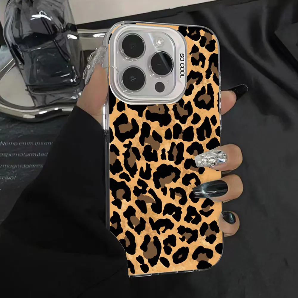 Luxury Leopard Print Shockproof Phone Case