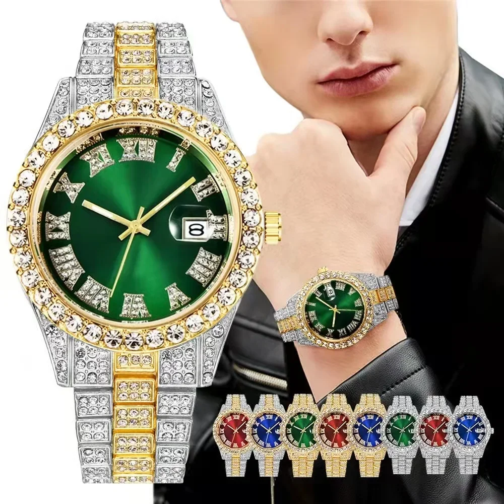 

Высококачественные роскошные модные высококачественные мужские кварцевые часы Mantianxing со стальным ремешком и бриллиантами деловые спортивные часы для мальчиков в стиле ретро