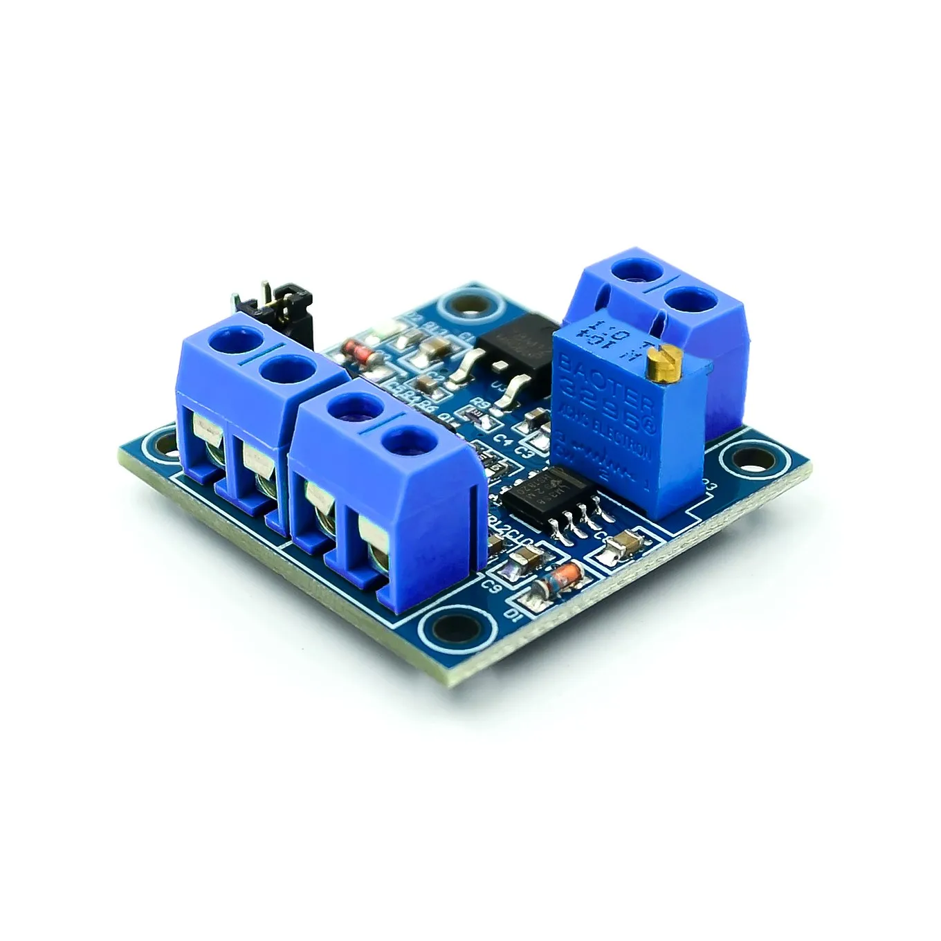 Adjustable PWM to Voltage Converter Module, 0%-100% PWM to 0-10V Output