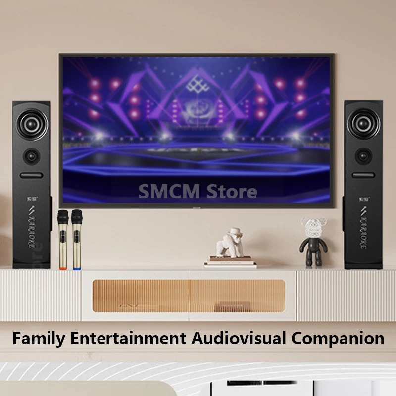 SOAIY K22 Active Floor Bluetooth Speaker Multimedia Home Theate Subwoofer Combination Living Room Music Center Audio Laptop TV