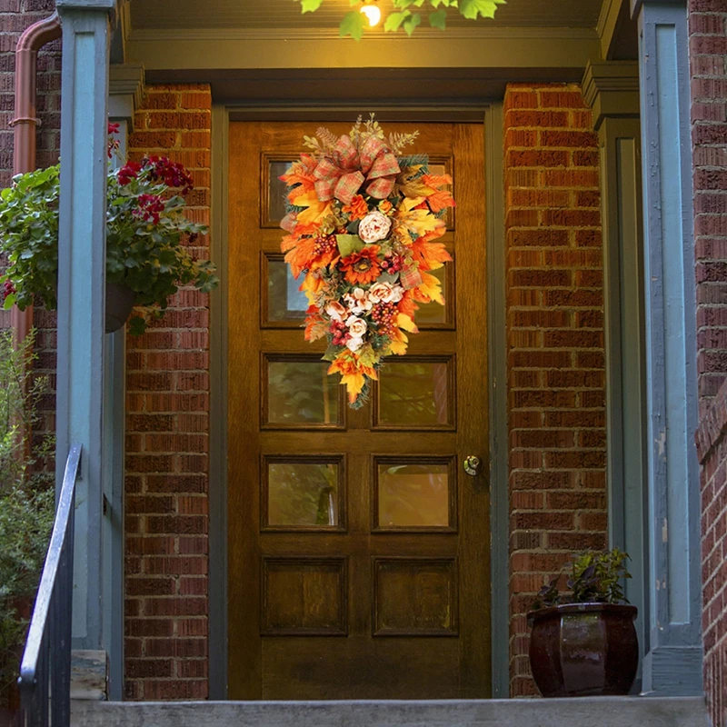 Thanksgiving Fall Wreath 4