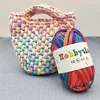 100g Cloth Fabric Strip Yarn Hand Knitting DIY Crochet Yarn for Crocheted Bag Mat Weaving Thread Cotton Yarn Woven Carpet Wool 1
