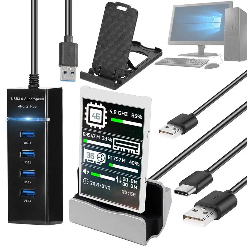 

Монитор для мини-компьютера, 3,5 дюйма, IPS Тип C