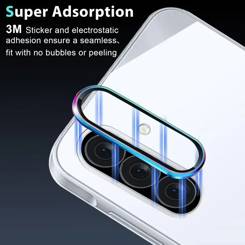 1Set HD Lega di Metallo Della Macchina Fotografica Della Pellicola Della Protezione Per Samsung Galaxy A56 A36 5G Anti-graffio Obiettivo di Vetro Temperato Della Copertura Accessori Del Telefono - immagine 4