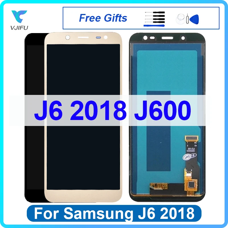 

LCD For Samsung Galaxy J6 2018 J600 Display Touch Screen J600F/DS J600G/DS Digitizer Assembly Replacement Adjust Brightness