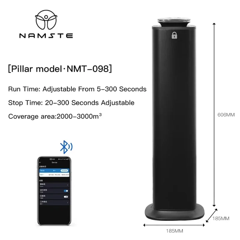 NAMSTE الكهربائية العطرية الناشر تغطية 4000m3 الذك...