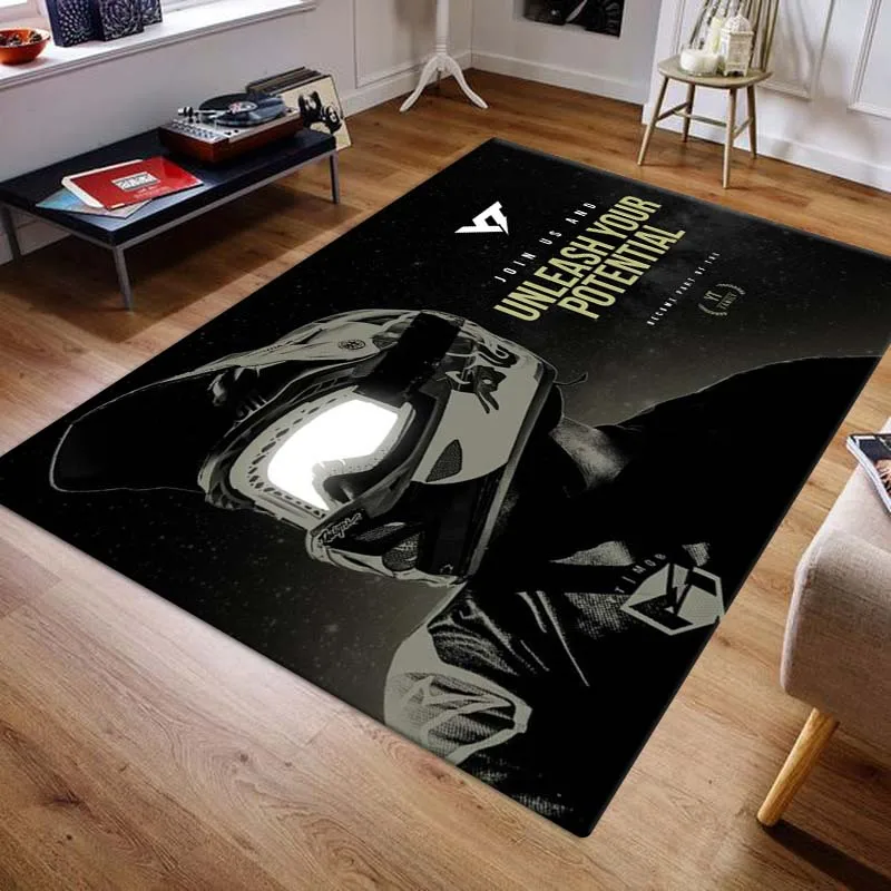 YT Industries Carpets and rugs Mountain Bike printing Living room Bedroom Large area soft Carpet Home Children's room floor Mat