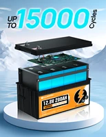 ECO-WORTHY 3584Wh 12V 280Ah LiFePO4 RV Battery w/Bluetooth & Low Temp Cutoff - Built-in 200A BMS - Deep Cycle for Camper, Traile - Image 5