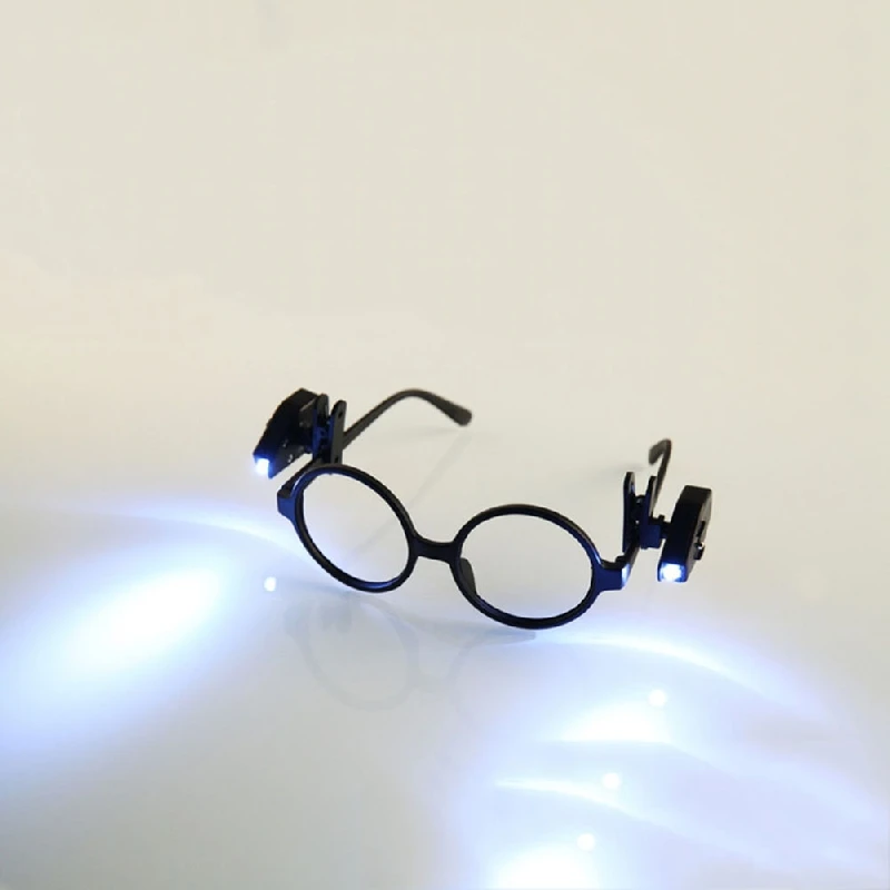Mini Flexible Book Reading Lights Flashlight Universal Portable Glasses Reading Lamp Clip Lantern Adjustable Eyeglasses