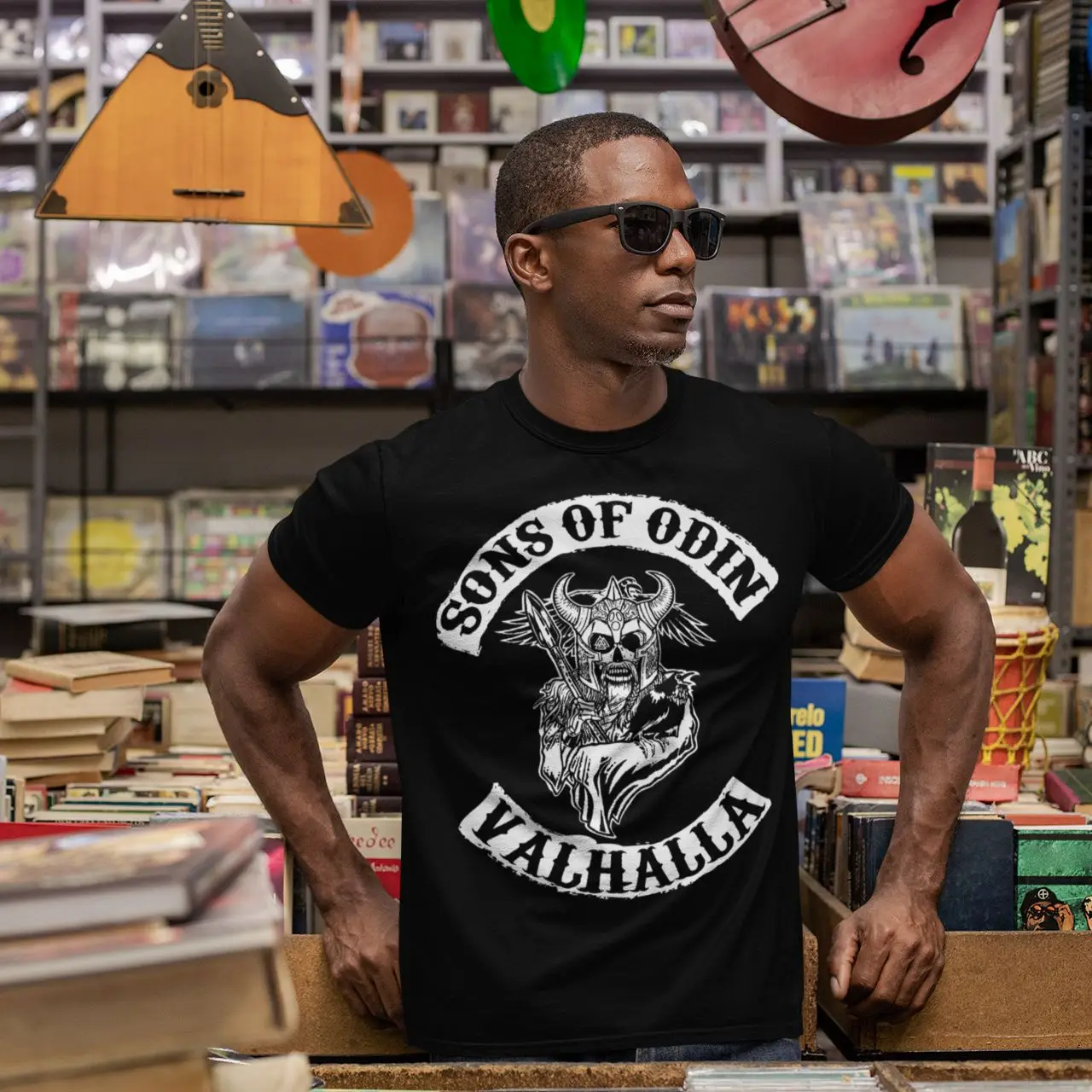 Maglietta Sons Of An"Maglietta Sons Of Odin Valhalla Capitolo Streetwear Fantastica Maglietta Manica Corta Uomo 100 Cotone Tshirt