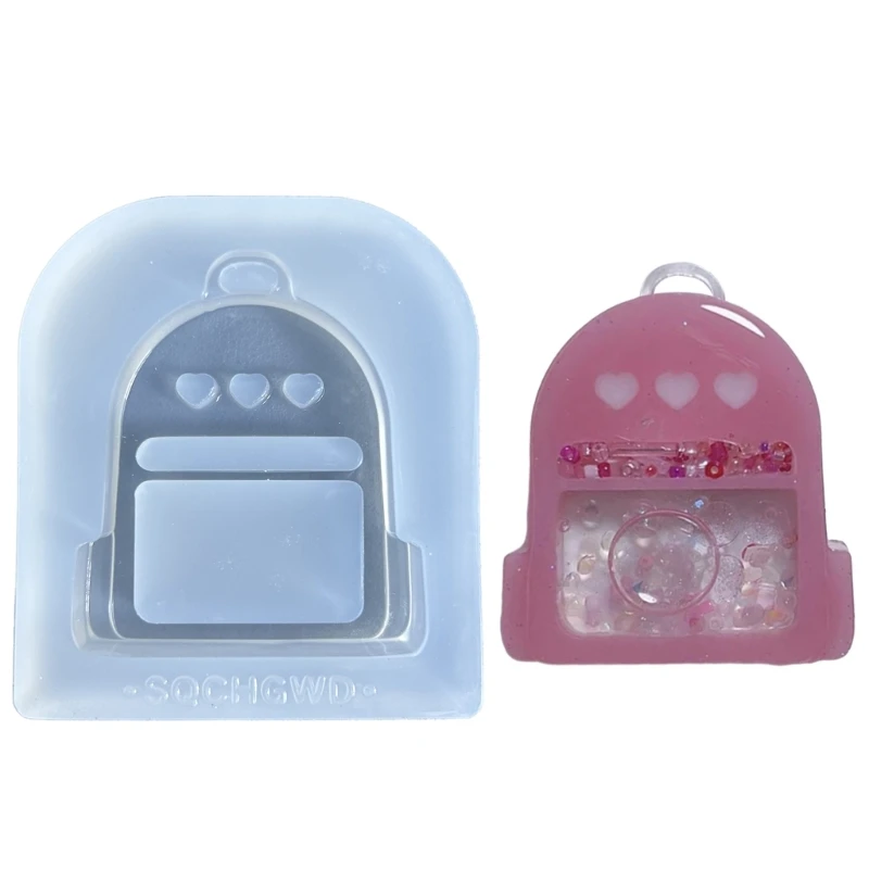 

Bag Keychain Molds Silicone Ornament Mould Silicone Material for Quicksand