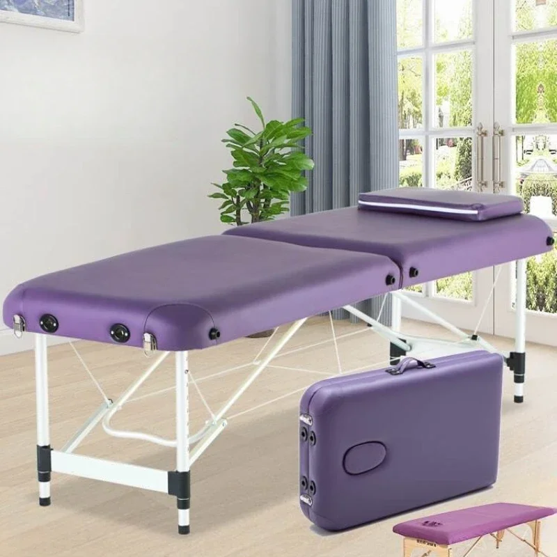 Lash Knead Portable Massage Bed Examination Metal Beauty Nail Massage Bed Tattoo Lettino Estetista Commercial Furniture RR50MB face pedicure massage bed beauty metal examination lash massage bed therapy metal lettino estetista beauty furniture bl50md