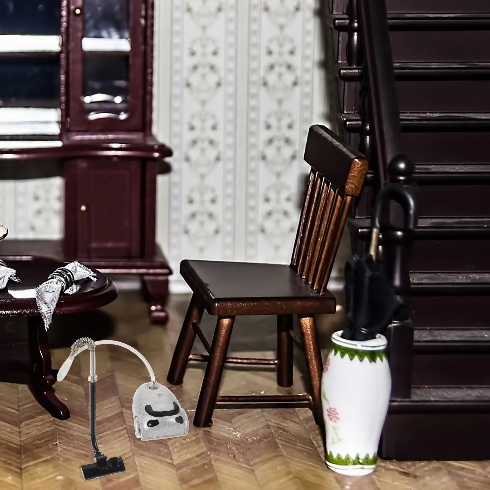 미니 실물형 먼지 제거기, 가정용 정교한 시뮬레이션 장치, 홈 데코 및 청소 연습용