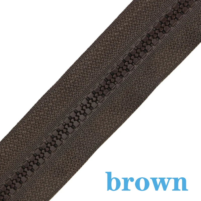 Versatile Resin Zipper – 24 Vibrant Colors, Multiple Lengths, Open Tail Design