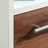 Vista Key Double Ped Desk, Blaze Acacia Finish 6