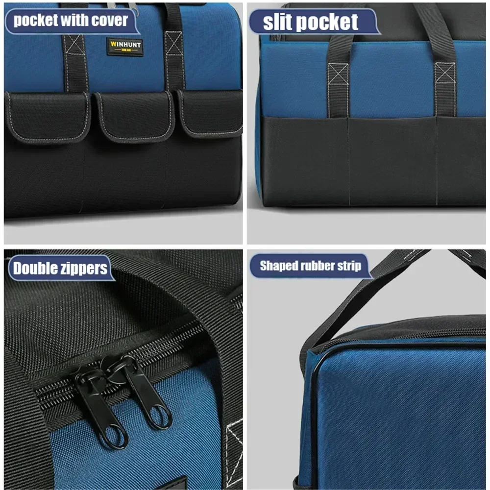 

Multi Organizer Waterproof Capacity New Tool Pouch For With Bag More 30% Tool Pockets Square Electrician Tool Tools