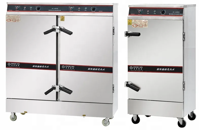 Intelligent Timing Electric Steam Heated Commercial Rice Steamer Cart Steamers Cabinet