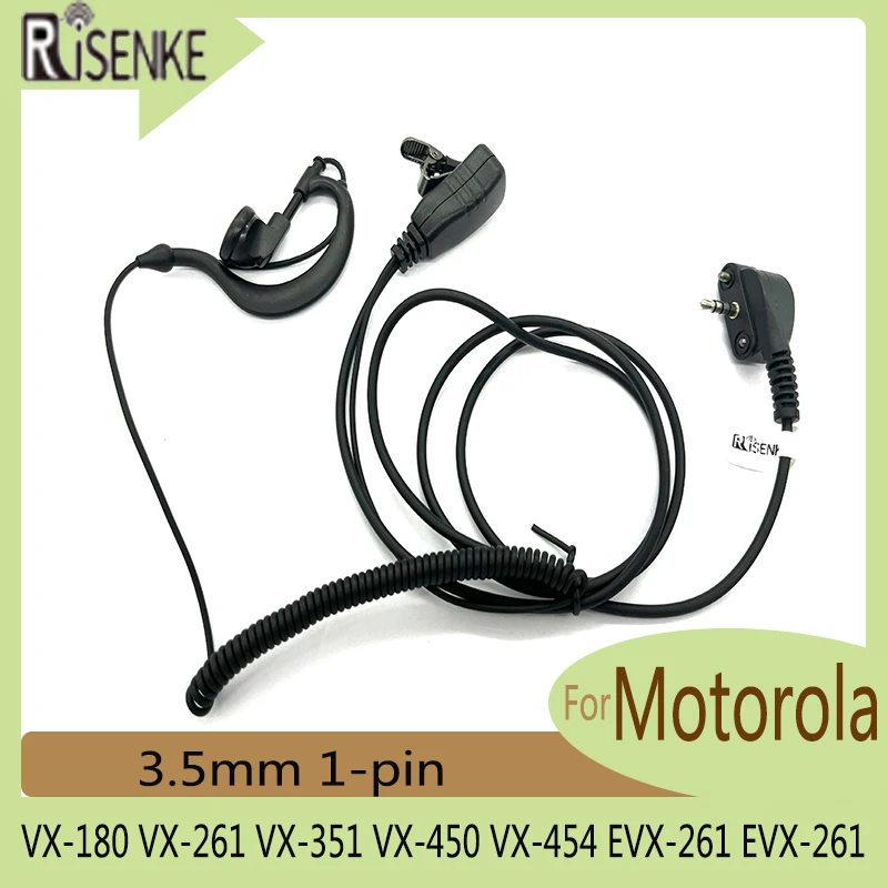 RISENKE-Two Way Radio with Mic, Headset for Motorola Vertex, VX231, VX180, VX261, VX351, VX450, VX454, EVX261, EVX531