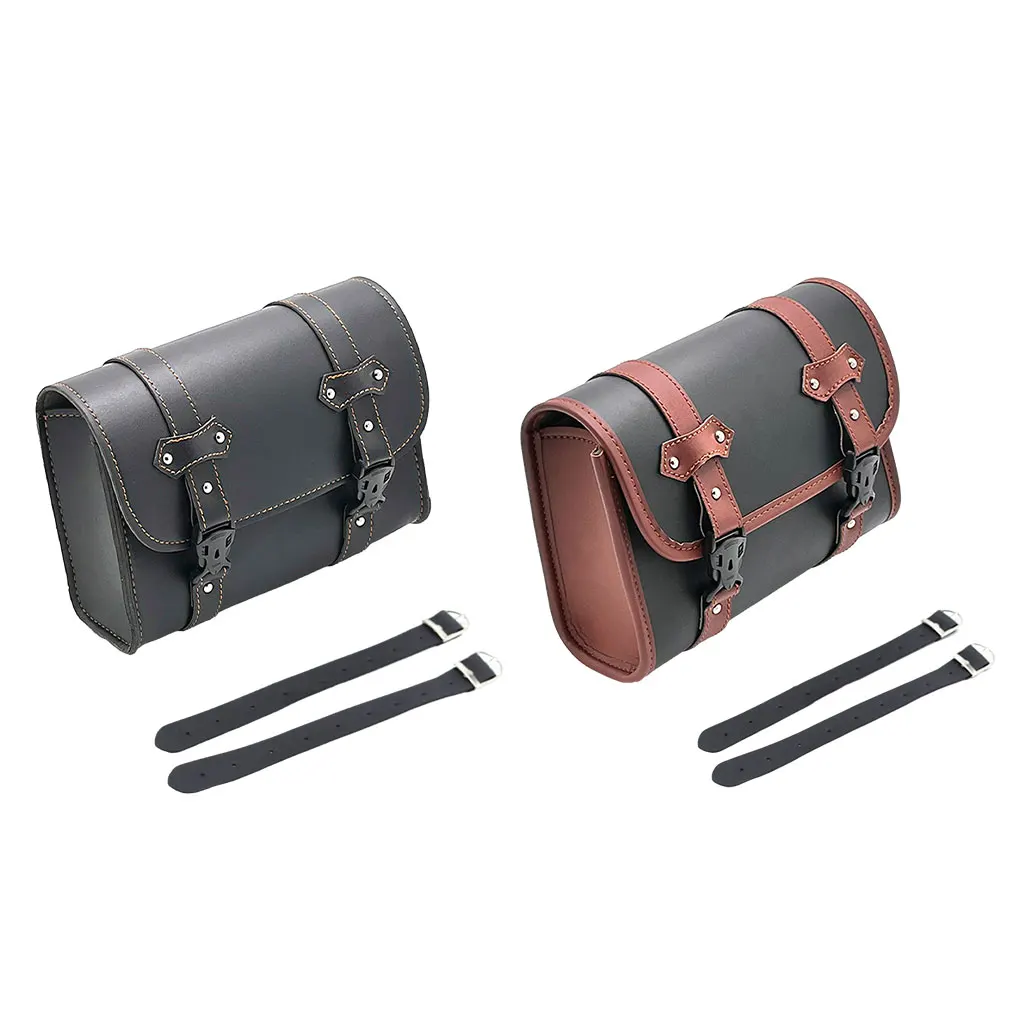

Motorbike Saddle Bag With PU Leather Wear Resistant And Durable Convenient And Practical