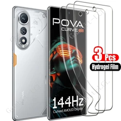 Hydraulic Soft Hydrogel Film Full Screen Protector Cover for Hydrogel Film (For Tecno Pova Curve)